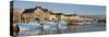 Dieppe harbour waterfront fishing port, Dieppe, Seine-Maritime, Normandy, France-Charles Bowman-Stretched Canvas