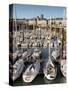 Dieppe harbour waterfront marina, Dieppe, Seine-Maritime, Normandy, France-Charles Bowman-Stretched Canvas