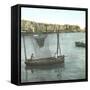 Dieppe (Seine-Maritime, France), Fishing Boat Leaving the Port-Leon, Levy et Fils-Framed Stretched Canvas