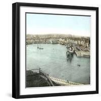 Dieppe (Seine-Maritime, France), Overview of the City and the Port-Leon, Levy et Fils-Framed Photographic Print