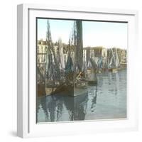 Dieppe (Seine-Maritime, France), View of the Port-Leon, Levy et Fils-Framed Photographic Print