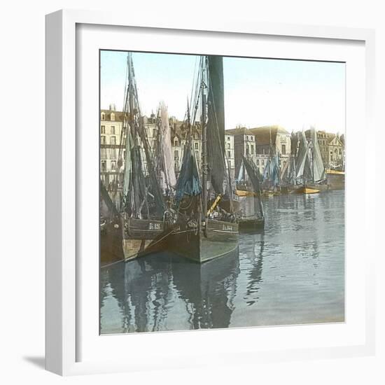 Dieppe (Seine-Maritime, France), View of the Port-Leon, Levy et Fils-Framed Photographic Print