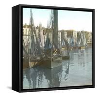 Dieppe (Seine-Maritime, France), View of the Port-Leon, Levy et Fils-Framed Stretched Canvas