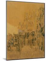 Dieppe, Study No. 2; Facade of St Jacques-Walter Richard Sickert-Mounted Giclee Print