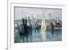 Dieppe, Un Bassin-Maximilien Luce-Framed Giclee Print