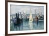 Dieppe, Un Bassin-Maximilien Luce-Framed Giclee Print