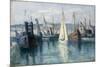 Dieppe, Un Bassin-Maximilien Luce-Mounted Giclee Print