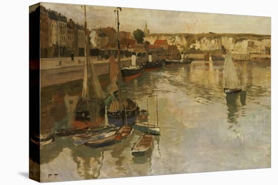 Dieppe-Fritz Thaulow-Stretched Canvas