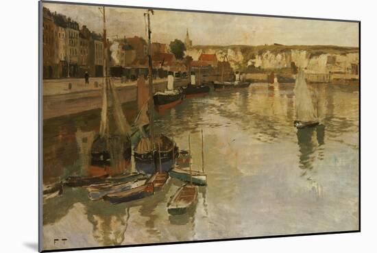 Dieppe-Fritz Thaulow-Mounted Giclee Print