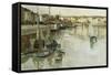 Dieppe-Frits Thaulow-Framed Stretched Canvas