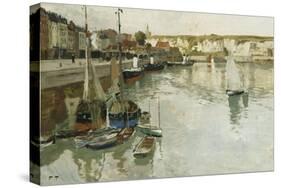 Dieppe-Frits Thaulow-Stretched Canvas