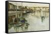 Dieppe-Frits Thaulow-Framed Stretched Canvas