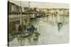 Dieppe-Frits Thaulow-Stretched Canvas