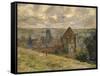 Dieppe-Claude Monet-Framed Stretched Canvas