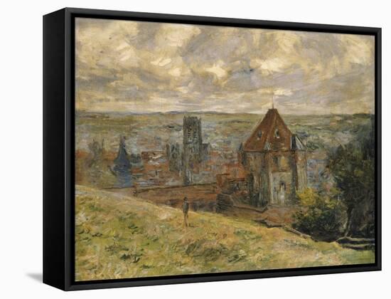 Dieppe-Claude Monet-Framed Stretched Canvas