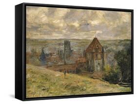 Dieppe-Claude Monet-Framed Stretched Canvas