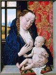 Saint Christopher and the Infant Christ-Dieric Bouts-Art Print