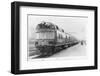 Diesel Electric Rail Car at North Station-null-Framed Photographic Print