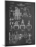Diesel Engine Patent-null-Mounted Art Print