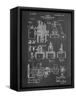 Diesel Engine Patent-null-Framed Stretched Canvas