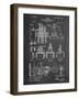 Diesel Engine Patent-null-Framed Art Print