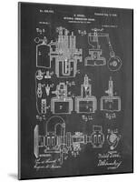 Diesel Engine Patent-null-Mounted Art Print