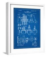 Diesel Engine Patent-null-Framed Art Print