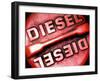 Diesel Fuel Cap-Crown-Framed Photographic Print