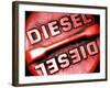 Diesel Fuel Cap-Crown-Framed Photographic Print