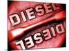 Diesel Fuel Cap-Crown-Mounted Photographic Print