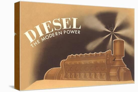 Diesel the Modern Power-null-Stretched Canvas
