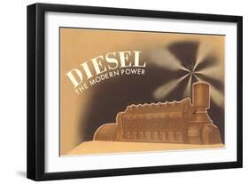 Diesel the Modern Power-null-Framed Art Print