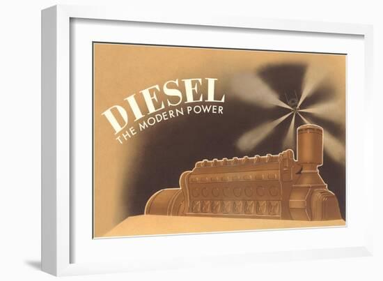 Diesel the Modern Power-null-Framed Art Print