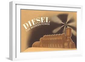 Diesel the Modern Power-null-Framed Art Print