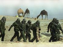 Saudu Arabia Army U.S. Marines Chemical Suits and Masks Warfare-Diether Endlicher-Premium Photographic Print