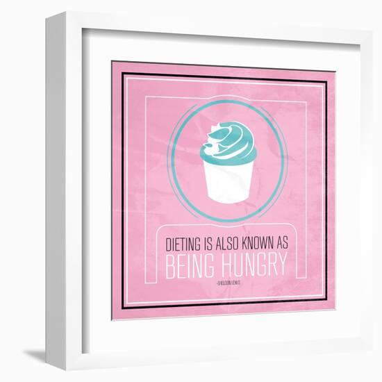 Dieting-OnRei-Framed Art Print