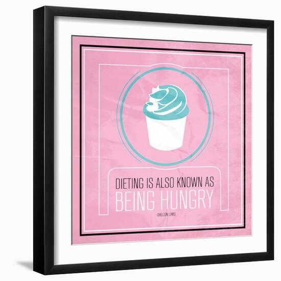 Dieting-OnRei-Framed Art Print