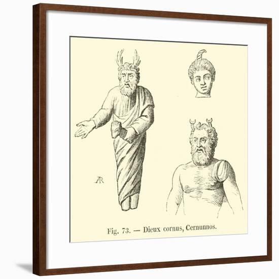 Dieux Cornus, Cernunnos-null-Framed Giclee Print