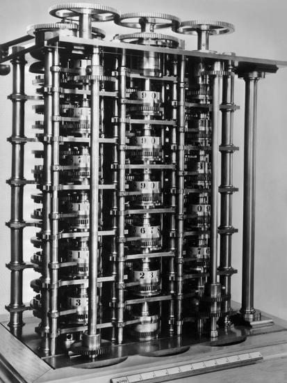'Difference Engine No. 1' Photographic Print - Charles Babbage ...