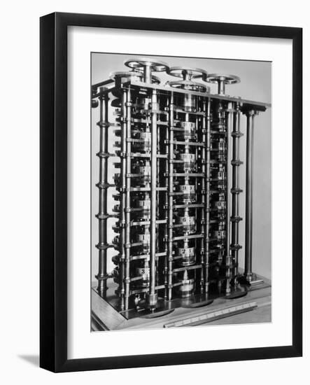 Difference Engine No. 1-Charles Babbage-Framed Photographic Print