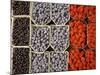 Different Berries at the Outdoor Market, Stockholm, Sweden-Nancy & Steve Ross-Mounted Photographic Print