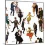 "Different Dancing Styles," November 4, 1961-Thornton Utz-Mounted Premium Giclee Print