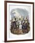 Different French Army Uniforms and Regiments, 1823-Charles Etienne Pierre Motte-Framed Giclee Print