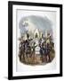 Different French Army Uniforms and Regiments, 1823-Charles Etienne Pierre Motte-Framed Giclee Print