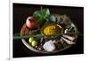 Different Indian Spices on Display at Swaswara, Karnataka, India, Asia-Thomas L-Framed Photographic Print