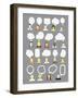 Different People With Speech Bubbles Collection-tovovan-Framed Art Print