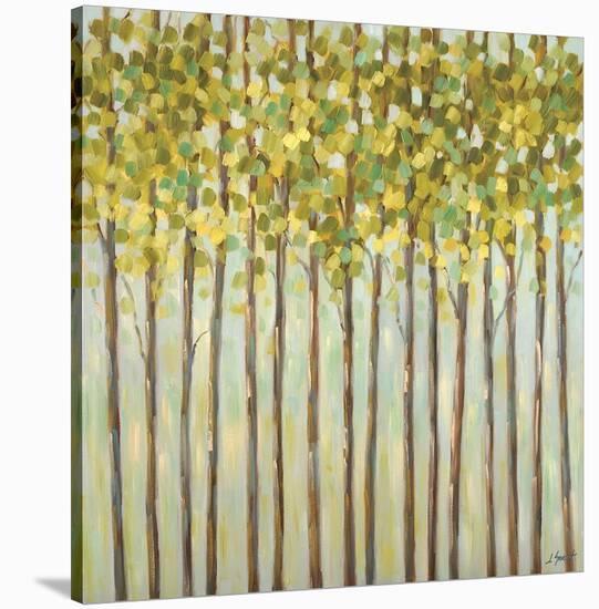 Different Shades of Green-Libby Smart-Stretched Canvas