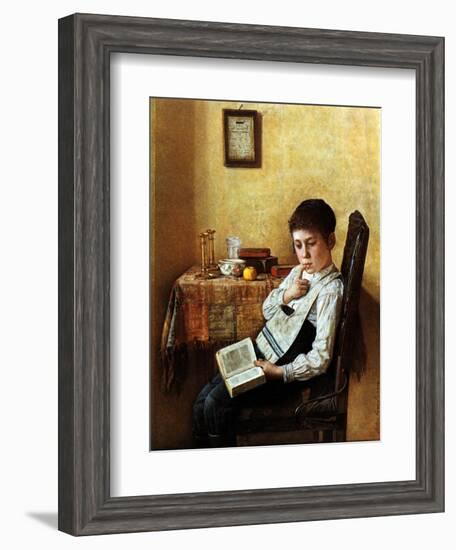 Difficult Passage-Isidor Kaufmann-Framed Art Print