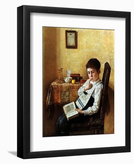 Difficult Passage-Isidor Kaufmann-Framed Art Print