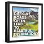 Difficult-Lauren Gibbons-Framed Art Print